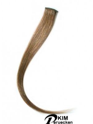 Natürliche blonde gerade Remy Echthaar-Clip in Haarverlängerungen