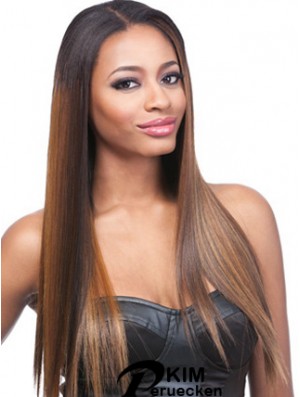 24  inchOmbre / 2 Tone Lace Front Perücken für schwarze Frauen