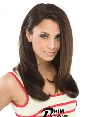 Lange Haare synthetische Perücken zu kaufen Straight Style Brown Farbe