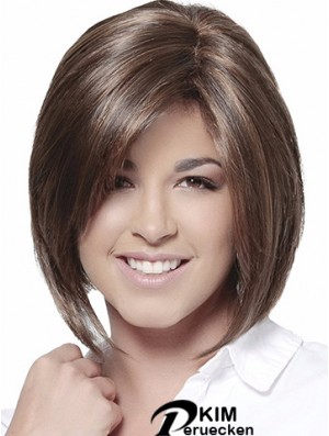 Bobs Brown Straight Chin Länge 10  inchHigh Quality Medium Perücken