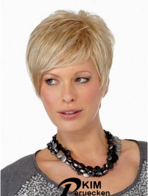 Boycuts Straight Blonde Capless Online Kurze Perücken