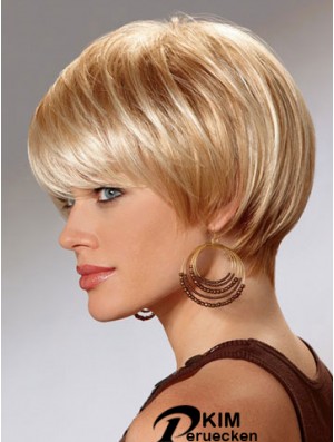 Kurze Bob Perücken für Frauen mit Capless Straight Style Short Length