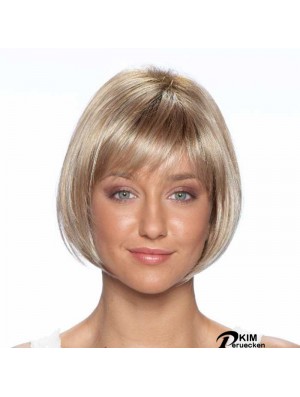 9 Zoll Best Straight Bobs Blonde Kurze Perücken