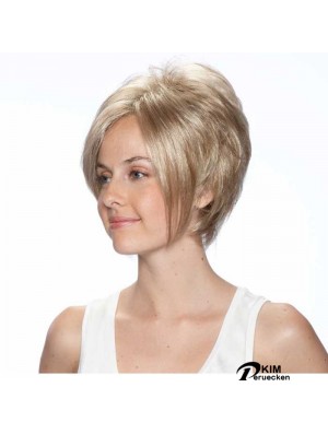 8 Zoll Online Straight Bobs Blonde Kurze Perücken